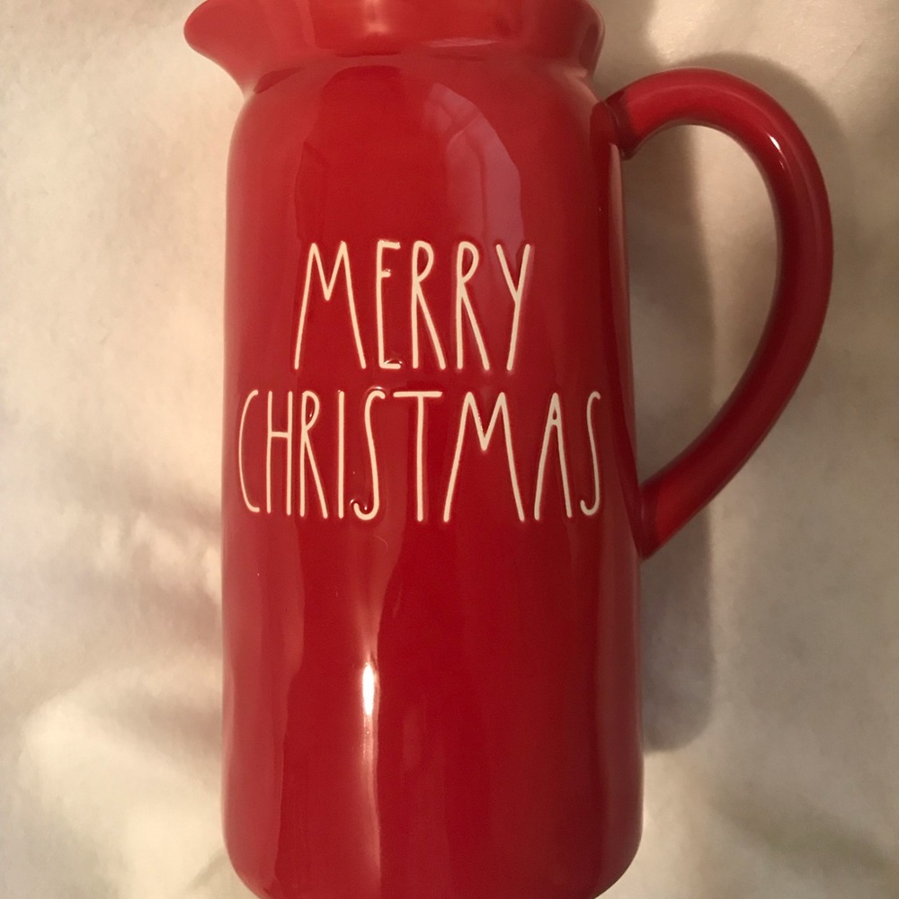 Rae Dunn merry Christmas Pitcher